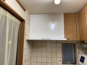 神奈川のキッチン取付け隊　レンジフードのちょっと変わった選び方　施工後